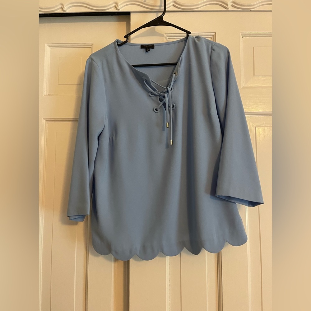 Elegant Blue Women's Top